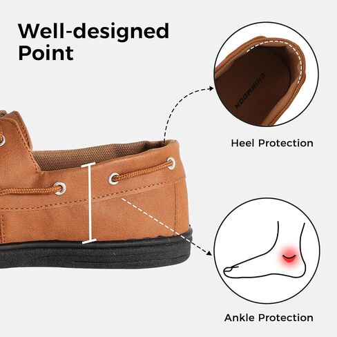 CHIN·MOON Men's Penny Loafers Slip-Ons Casual Boat Driving Walking Shoes Waterproof PU Footwear in Saudi Arabia