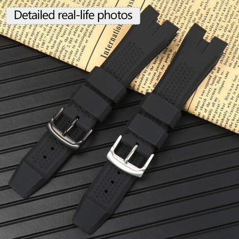 حزام مطاطي 24 ملم متوافق مع سيتيزن ايكو سفير AW1475 AW1476 AW1477 AW1479 AW1505 CA4154 CA4155 CA4156 سوار بديل من السيليكون للرجال والنساء in Kuwait