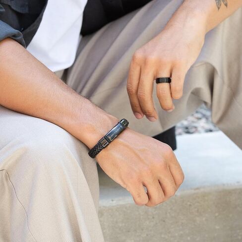 EVE'S ADDICTION Personalized Men's Coordinate Bracelet - Gifts for Dad in Saudi Arabia