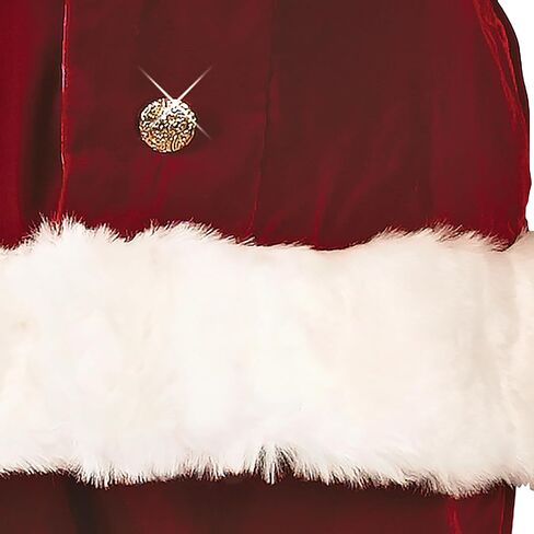 Fun World Costumes Men's Plus-Size Plus Size Adult Complete Velour Santa Suit in Saudi Arabia
