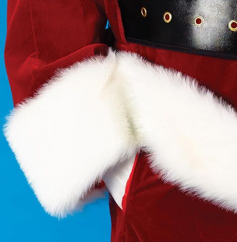 Fun World Costumes Men's Plus-Size Plus Size Adult Complete Velour Santa Suit in Saudi Arabia
