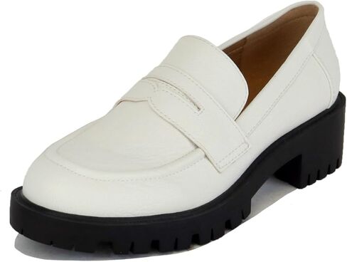 Women's Loafers Penny Loafers Chunky Loafer Lug Sole Platform Loafer Slip On Casual Loafers for Women Dressy Work Business in Saudi Arabia