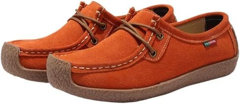 Women's Casual Driving Loafers Moccasins Lace Up Breathable Comfortable Driver Flat Oxfords Shoes in Saudi Arabia
