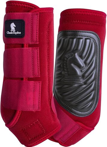 Classic Equine Classic Fit Boot Hind, Color: Blue, Size: L (CF200BLL) in Kuwait