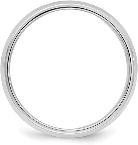 Diamond2Deal Solid 925 Sterling Silver 6mm Milgrain Wedding Band Ring in Saudi Arabia