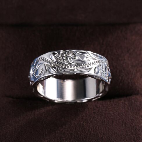 Delicate Carved Design Female Wedding Band Rings Low-key Exquisite Accessories for Women in Saudi Arabia