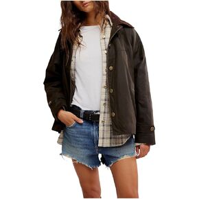 Free People womens We the Free Cori Waxed Jacket in Saudi Arabia