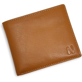 NOBILITY Wallet for Men Black Genuine Leather RFID Blocking Bifold Stylish Wallet With 2 ID Window Gift Items in Kuwait