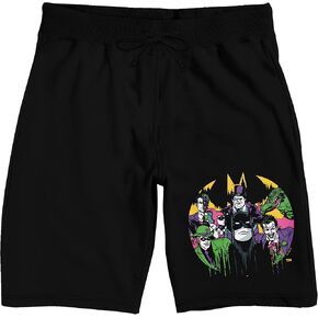 شورت بيجامة النوم الأسود للرجال من Batman Hero and Villains in Kuwait