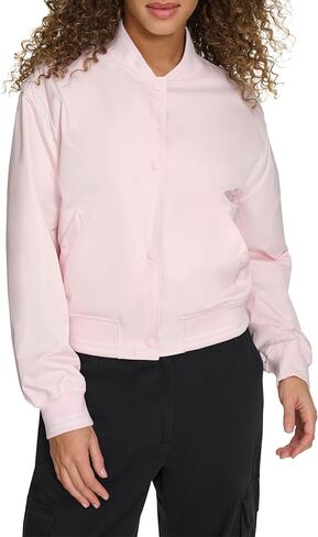 Champion womens Cropped Varsity Bomber Jacket in Saudi Arabia