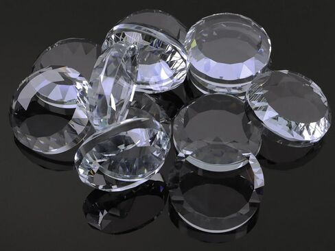 6-Pack Crystal Glass Pattern Weights for Sewing - Fabric Weights for Precision Dressmaking, Pattern Cutting & Crafting, Shatter-Resistant Sewing Accessories in Kuwait
