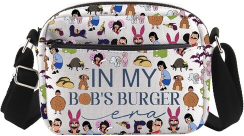 TSOTMO Burger Merch Crossbody Bag Burger Cartoon Gift Bob Fans Bob Family (B Cross2) in Saudi Arabia