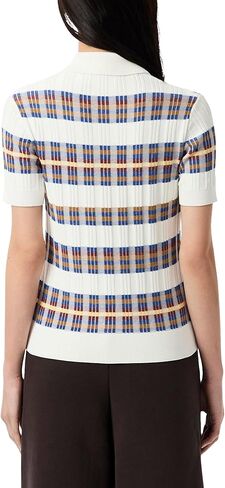 Lacoste Womens Short Sleeve Knitted Polo Sweater W/Buttons in Saudi Arabia