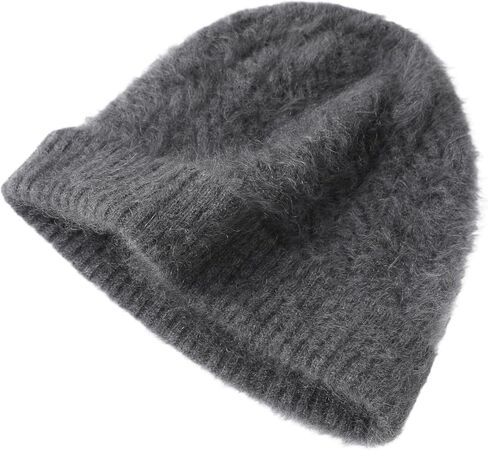 EURKEA 100% Pure Brushed Cashmere Winter Beanie Skullies Cap for Women, Soft Warm Lightweight Beanie in Saudi Arabia