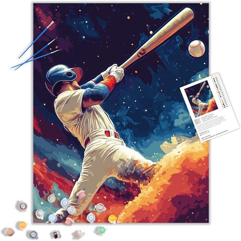 ARNLRDYA Dolphin Paint by Number Kits for Adults, Sea Starry Sky Night Paint by Numbers, Cute Ocean Animals DIY Acrylic Painting on Canvas for Home Decor(16×20inches, No Frame) in Kuwait