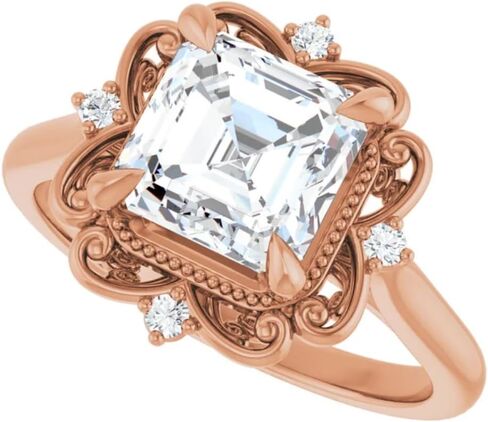 1-3 CT Moissanite Ring for Women | Multi Style Wedding Engagement Rings for Gifts | 925 Sterling Silver, 10K/14K/18K Solid Rose/White/Yellow Gold & Size 4-12 in Kuwait