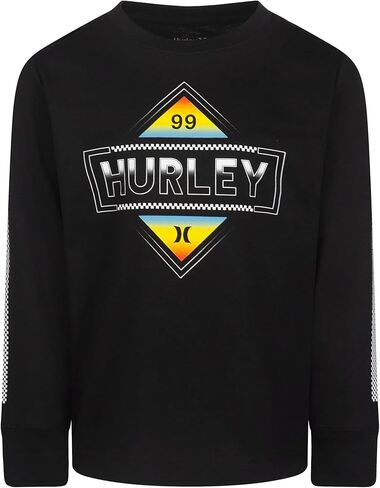 Hurley Boy's Long Sleeve Graphic T-Shirt (Big Kids) in Saudi Arabia