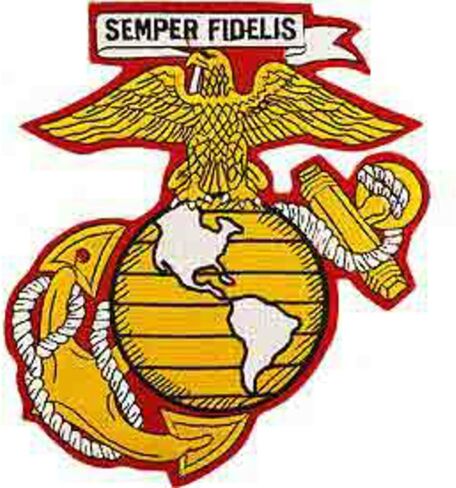 EagleEmblems PM9112 Patch-USMC EGA (10) (YLW/WHT) (10'') in Saudi Arabia
