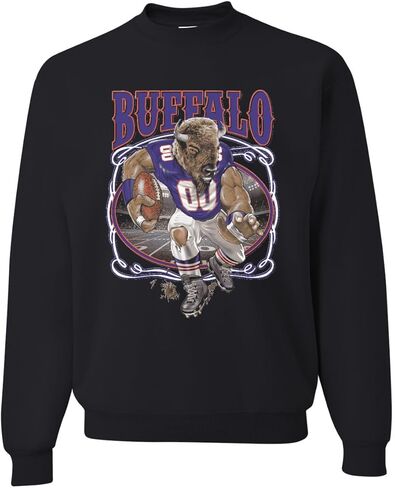 Wild Bobby Buffalo Fan | BUF Fantasy Football Sports Unisex Crewneck Sweatshirt in Saudi Arabia