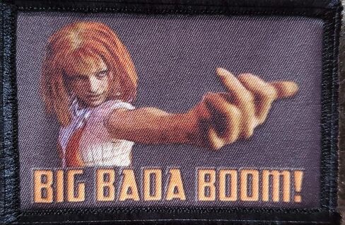 بلايز أحمر الشعر - تصحيح معنويات فيلم Big Bada Boom Fifth Element. رقعة خطافية 2 × 3 - صُنعت في الولايات المتحدة الأمريكية in Saudi Arabia