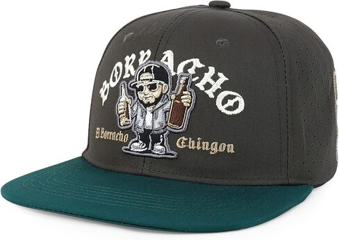 Trendy Apparel Shop 3D Chingon Mexico Eagle Embroidered Flat Bill Snapback Cap in Saudi Arabia