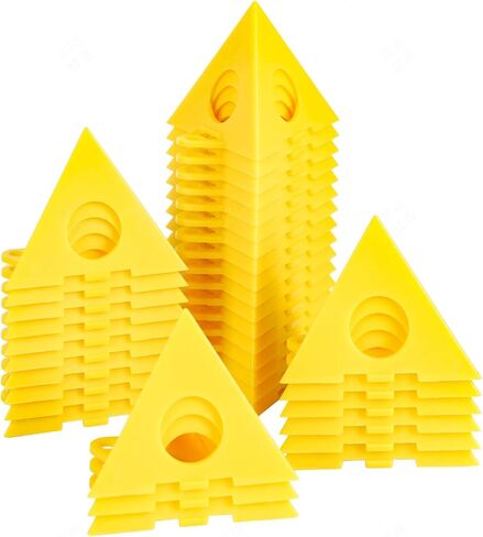 36pcs Painters PyramidStands - Paint Triangle Stands，Paint Stands for Painting，Mini Cone Paint Stands for Cabinet and Door Risers Support in Kuwait