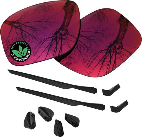 عدسات بديلة من البولي كربونات Raydi وأطقم مطاطية لنظارات Oakley Mainlink XL OO9264 الشمسية in Saudi Arabia