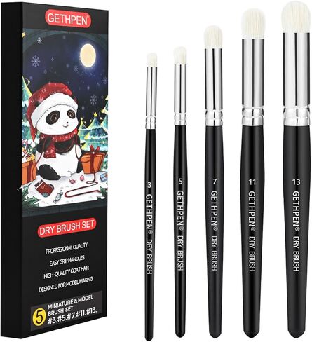 Extreme Detail Paint Brush Set, 15pcs Miniature & Micro Brushes for Fine Detailing, Acrylic, Watercolor, Oil, Models, Paint by Numbers, Rock Painting, Craft in Saudi Arabia
