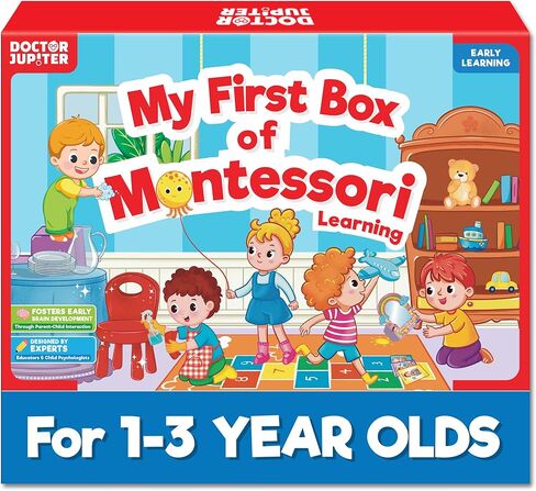 دكتور كوكب المشتري أول صندوق للتعلم | ألعاب للأطفال الصغار الذين تتراوح أعمارهم بين 1-2-3 | أنشطة التعلم والتعليمية الصغيرة للبنين والبنات البالغ من العمر 1 عامًا | أفكار الهدايا لأعياد الميلاد in Kuwait