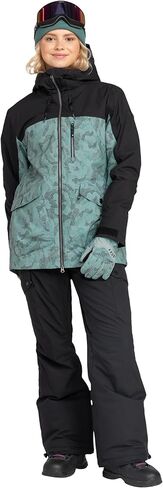 Roxy womens Passive Lines Snowboard Pant – 10k Waterproof, Venting, Hem Lift System in Saudi Arabia