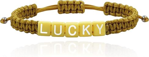 Customized String Braided Name Letter Bracelets for Women, Adjustable Size Personalized Initial Name Alphabets Bracelet for Mother Best Friend Sister Y3824 in Saudi Arabia