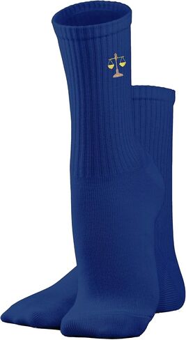 Balance Scale Embroidered Socks - Law Themed Gifts for Lawyer, Law School Student, Colleagues, etc. - Favors for Birthday, Christmas, Graduation, etc.(019) in Kuwait
