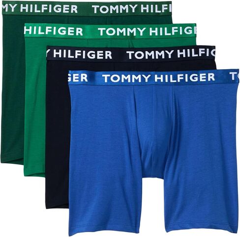 Tommy Hilfiger Men's Cotton Stretch 4-Pack Boxer Brief in Saudi Arabia