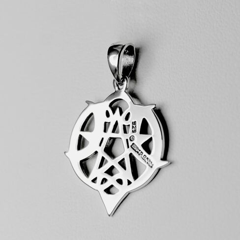 Dryad Design Heart Pentagram Pendant - Wiccan Jewelry Sterling Silver Pagan Charm in Saudi Arabia