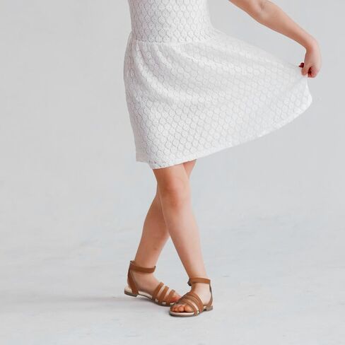 Girls' Sandals Open Toe Strappy Summer Shoes Dress Sandals for Girls in Saudi Arabia