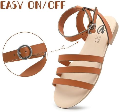 Girls' Sandals Open Toe Strappy Summer Shoes Dress Sandals for Girls in Saudi Arabia