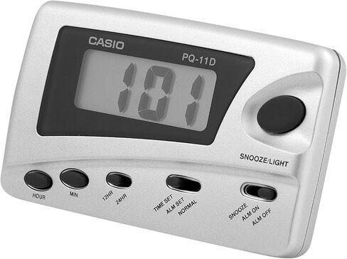 Casio Digital Traveler's Alarm Clock Snooze LED #PQ-11D-8RDF in Saudi Arabia