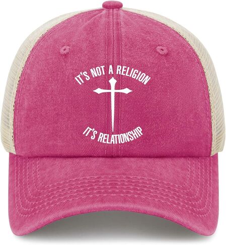 It's Not A Religion, It's A Personal Relationship hat Outdoor Cap for Men in Saudi Arabia
