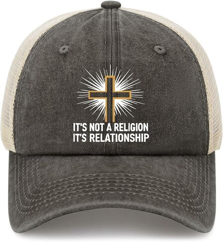 It's Not A Religion, It's A Personal Relationship hat Outdoor Cap for Men in Saudi Arabia