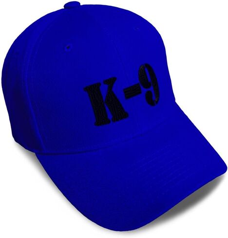 Baseball Caps for Men & Women Embroidered K-9 Black Embroidery Ladies & Men Baseball Hats Acrylic in Saudi Arabia