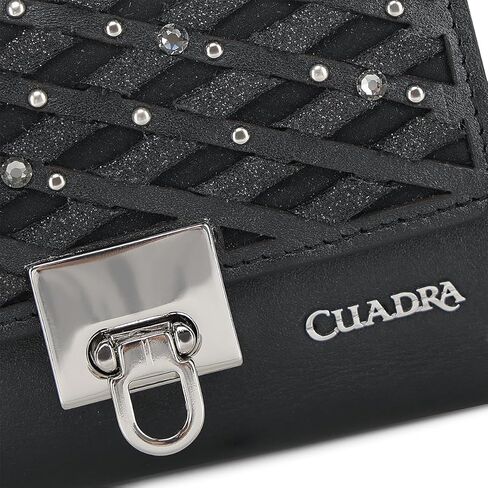 Cuadra Wallet for Women in Bovine Leather Black (Black) in Saudi Arabia