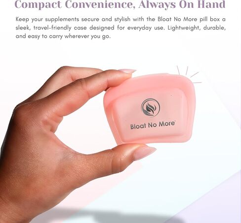 صناديق حبوب صغيرة - مجموعة من 3 عبوات صغيرة لحبوب الدواء، أكياس حبوب دواء سيليكون قابلة لإعادة الاستخدام للسفر، حقيبة فيتامين محمولة ومنظم سفر طبي - صندوق حبوب للمحفظة (وردي، أرجواني، أزرق) in Kuwait