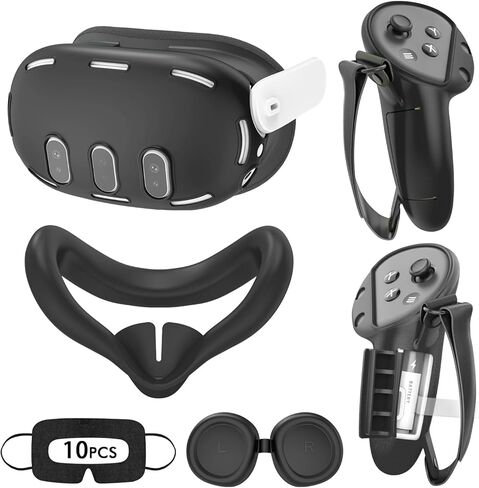 علبة سيليكون Tyasoleil VR لـ Meta Quest 3 (غرافيتي الشوارع) in Kuwait