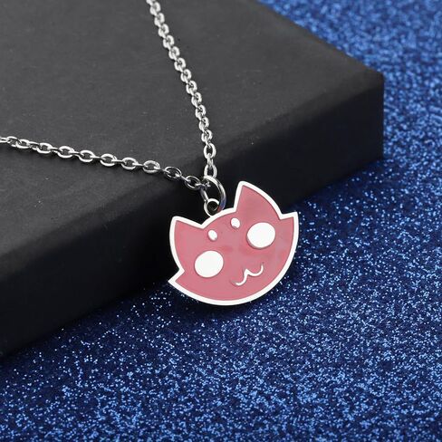 WUSUANED Pink Roxy La Necklace Game Inspired Jewelry Cartoon Game Fan Gift Game Cosplay Gift For Gaming Fans in Saudi Arabia