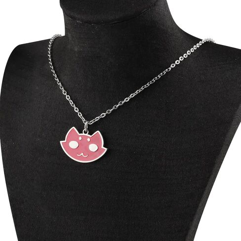 WUSUANED Pink Roxy La Necklace Game Inspired Jewelry Cartoon Game Fan Gift Game Cosplay Gift For Gaming Fans in Saudi Arabia