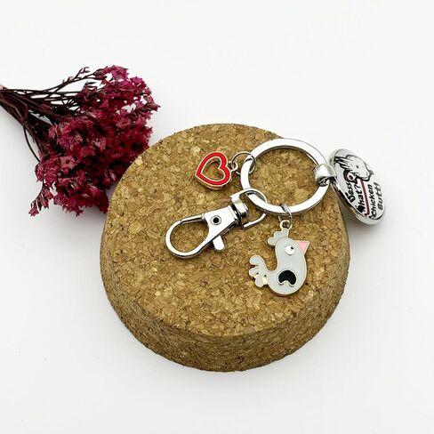 Funny Chicken Gifts for Women Men Christmas Mother's Day Birthday Keychain Gift for Chickens Lover Mom Grandma Chicken Themed Gifts for Farmer Teacher Lady Poultry Animal Graduation Jewelry in Saudi Arabia