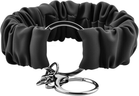 Bracelet Keychain, Stretchy Wristlet Key Chain for Car Keys with Metal Holder Clip, Cute Scrunchie Wristband in Saudi Arabia