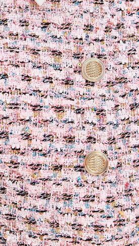 endless rose Women's Multi Tweed Collared Short Sleeve Dress in Saudi Arabia