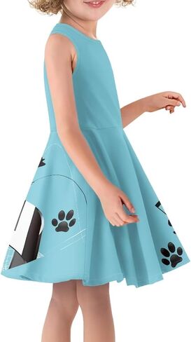 Girls Dresses Summer Sleeveless Dress Cute Toddler Girl Dress 3-16 in Saudi Arabia