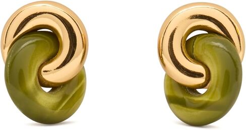 Kate Spade New York Interlock Stud Earrings in Saudi Arabia
